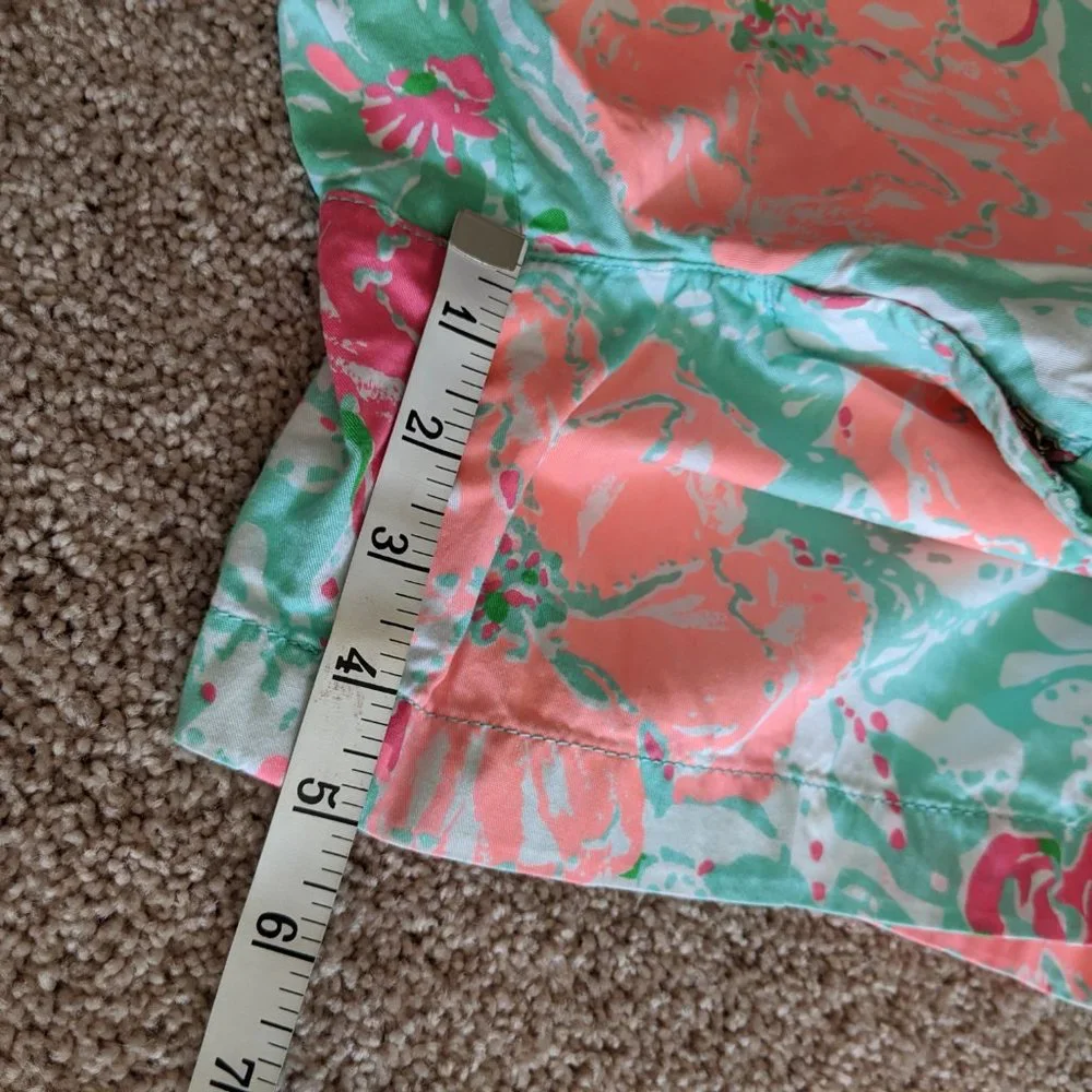 ⭐ Lilly Pulitzer Poolside Beach Print Callahan Shorts size 00